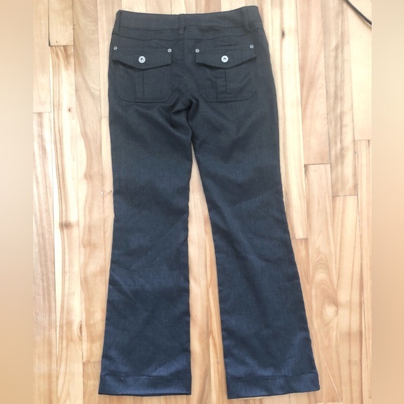 Gray Flare Pants - Picture 3 of 4